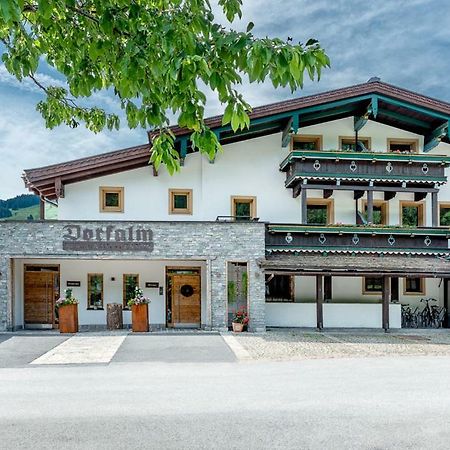 Pension Restaurant Dorfalm Leogang Eksteriør bilde