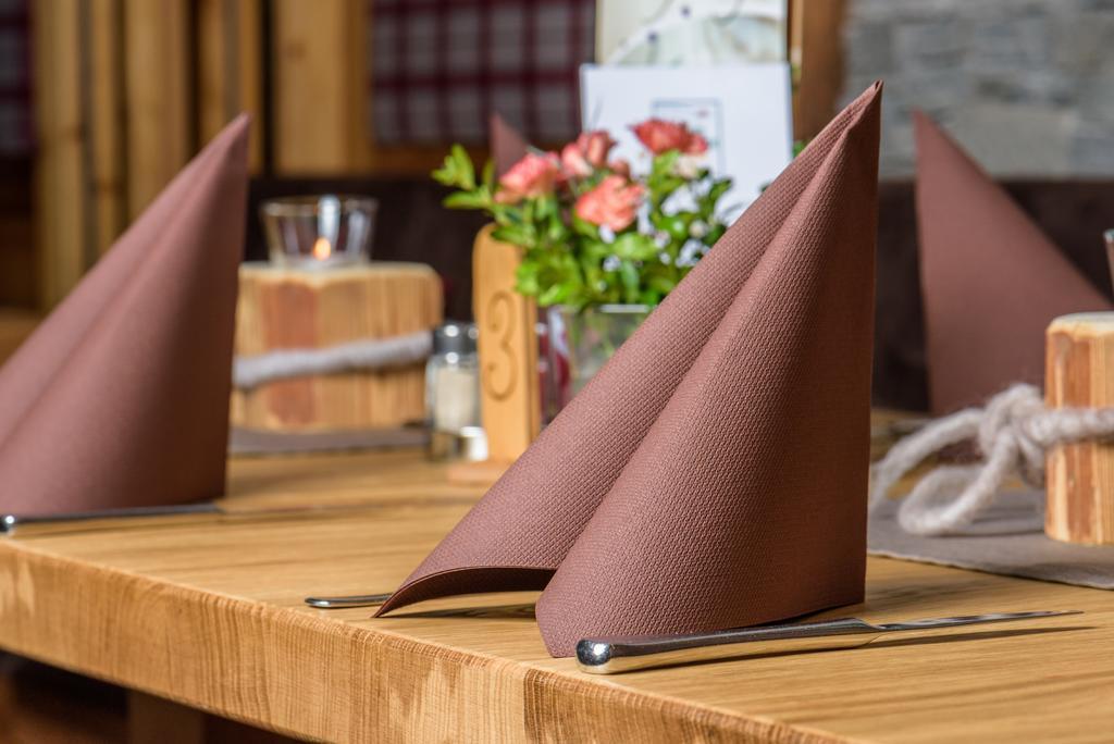 Pension Restaurant Dorfalm Leogang Eksteriør bilde