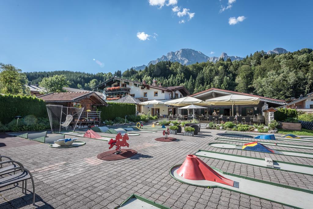Pension Restaurant Dorfalm Leogang Eksteriør bilde