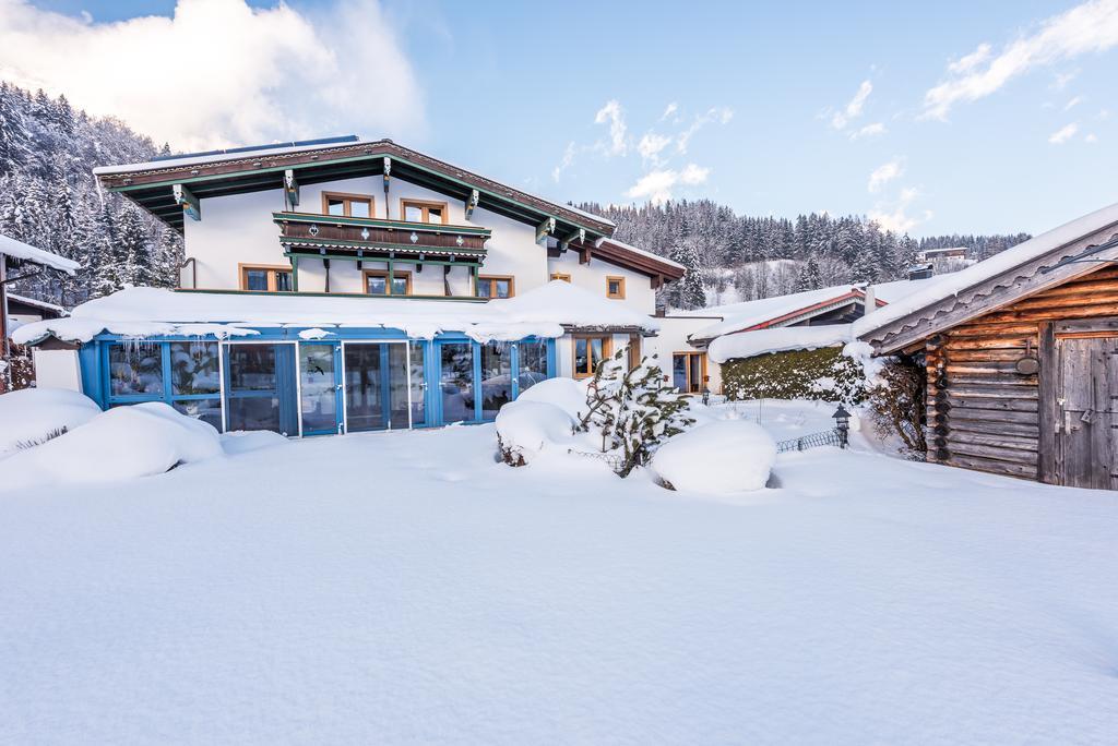 Pension Restaurant Dorfalm Leogang Eksteriør bilde