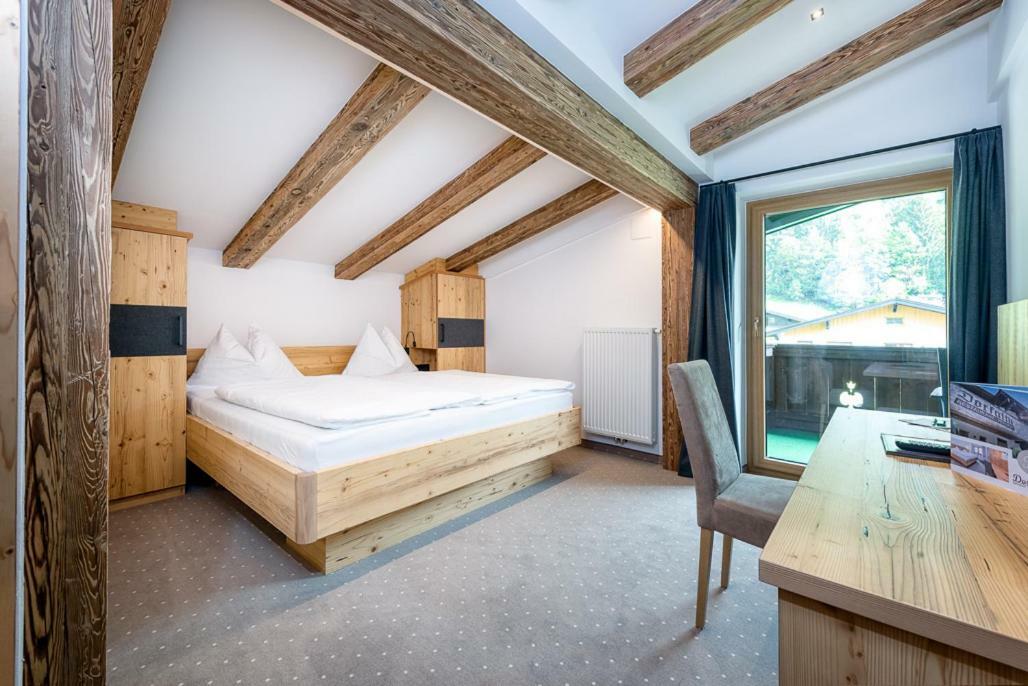 Pension Restaurant Dorfalm Leogang Eksteriør bilde