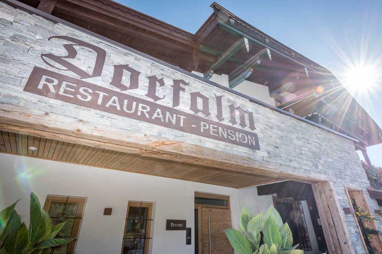 Pension Restaurant Dorfalm Leogang Eksteriør bilde